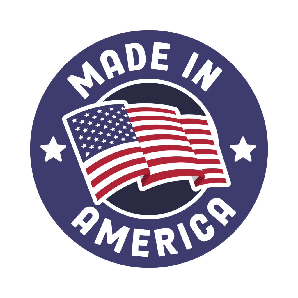 Made in America circle stamp