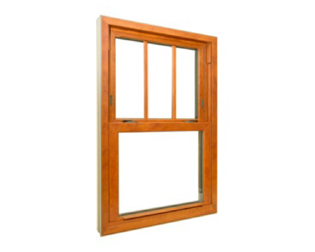an example of a platinum series double hung style window