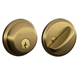schlage classic standard round keyed lockset